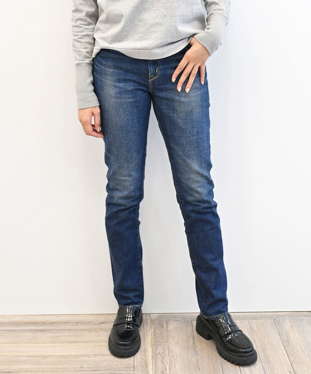 caqu modern pencil  タイトフィット ペンシルシルエット デニムパンツ 