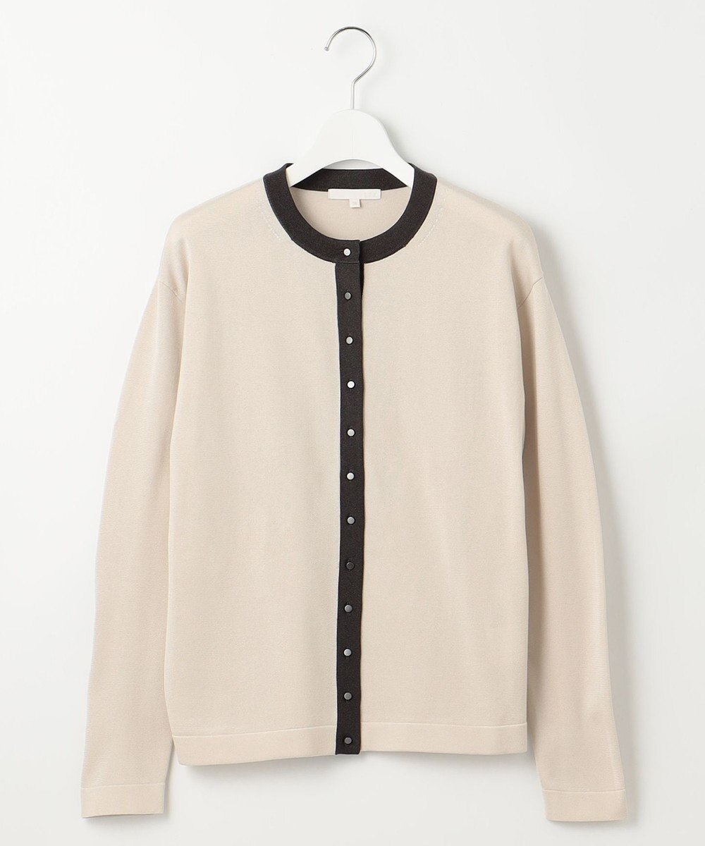 自由区 L 【アンサンブル対応・洗える】シャインハイゲージ カーディガン 