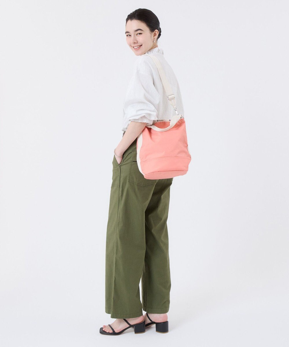 LeSportsac CONVERTIBLE BUCKET BAG/コーラルパンチ/メレンゲ 