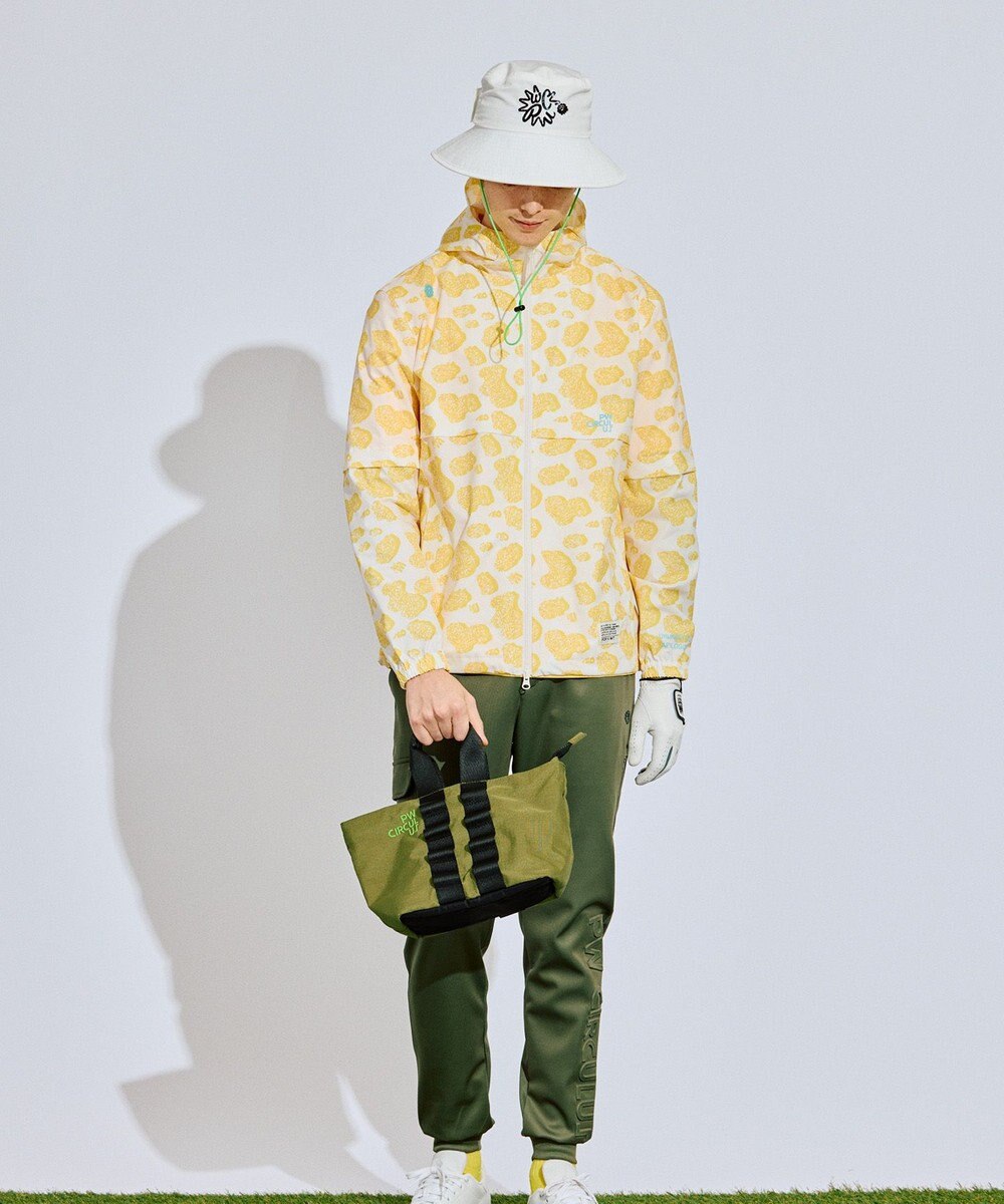 PW CIRCULUS 【撥水加工/ストレッチ】【MEN】アニマルドット2Wayブルゾン  ゴルフ 