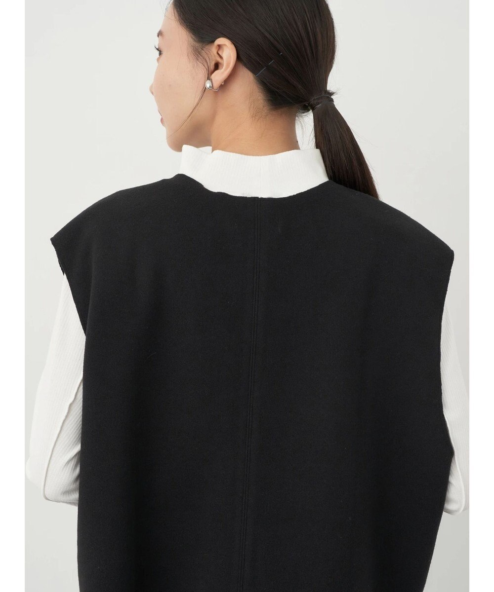 earth music&ecology ＳＥＴ２点圧縮風ポンチベスト＋リブタートル 