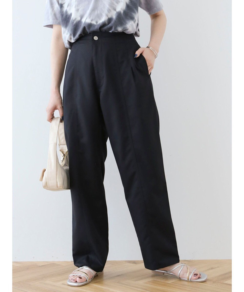 Green Parks ・ＥＬＥＮＣＡＲＥ　ＤＵＥ　センターシームタックパンツ 