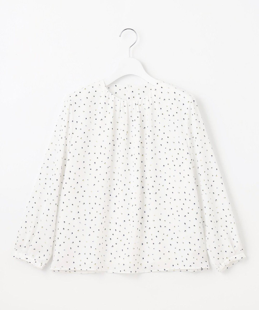 J.PRESS LADIES S ドット フラワープリント カットソー 