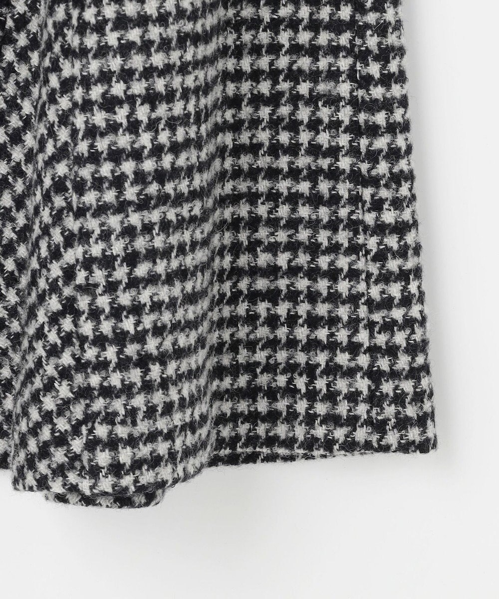 J.PRESS LADIES ウールシルク ハウンドトゥース フレア スカート 