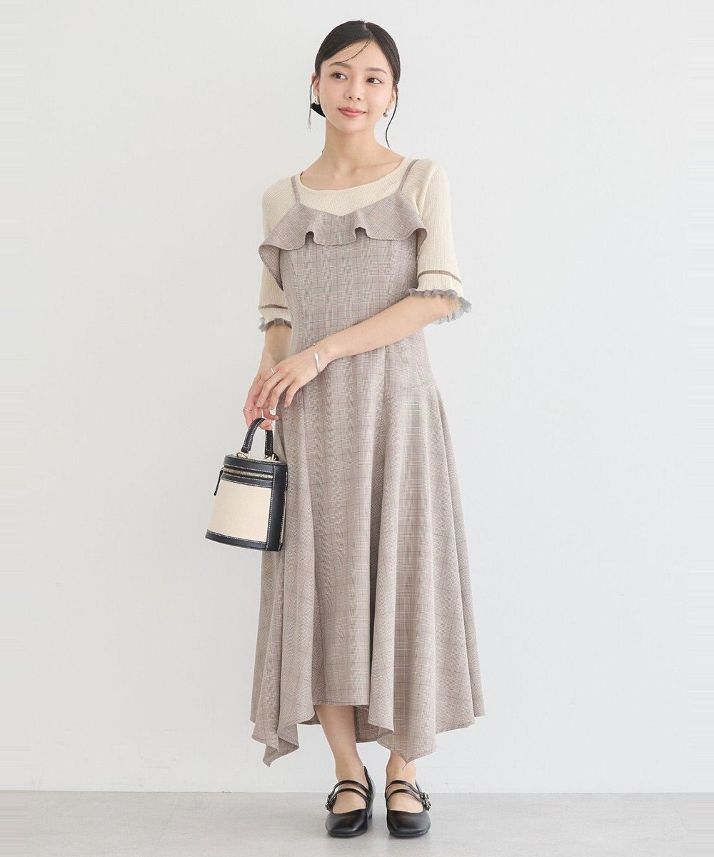 earth music&ecology フリルキャミワンピース 