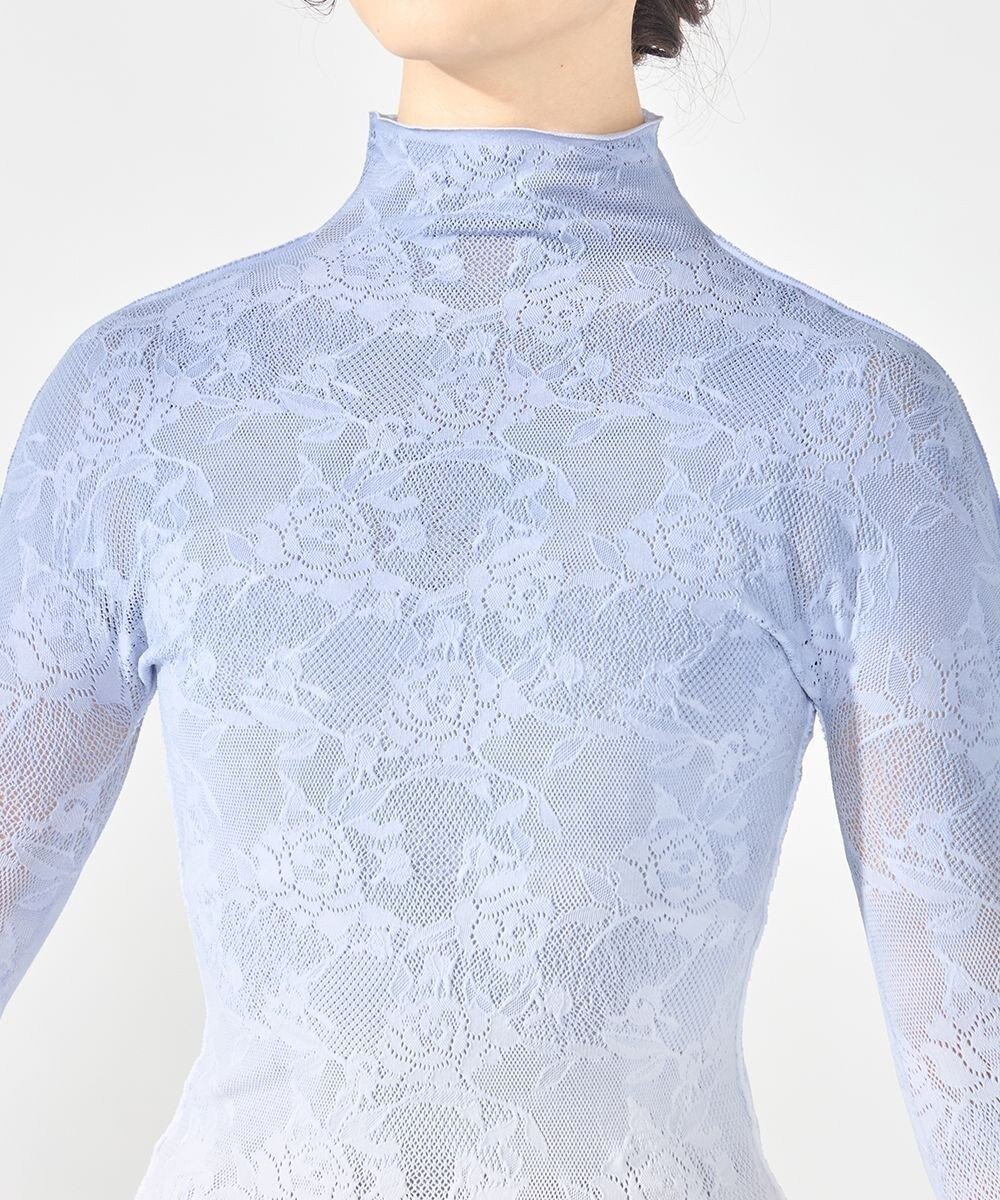 Chacott グラデーションローハイネックトップ 