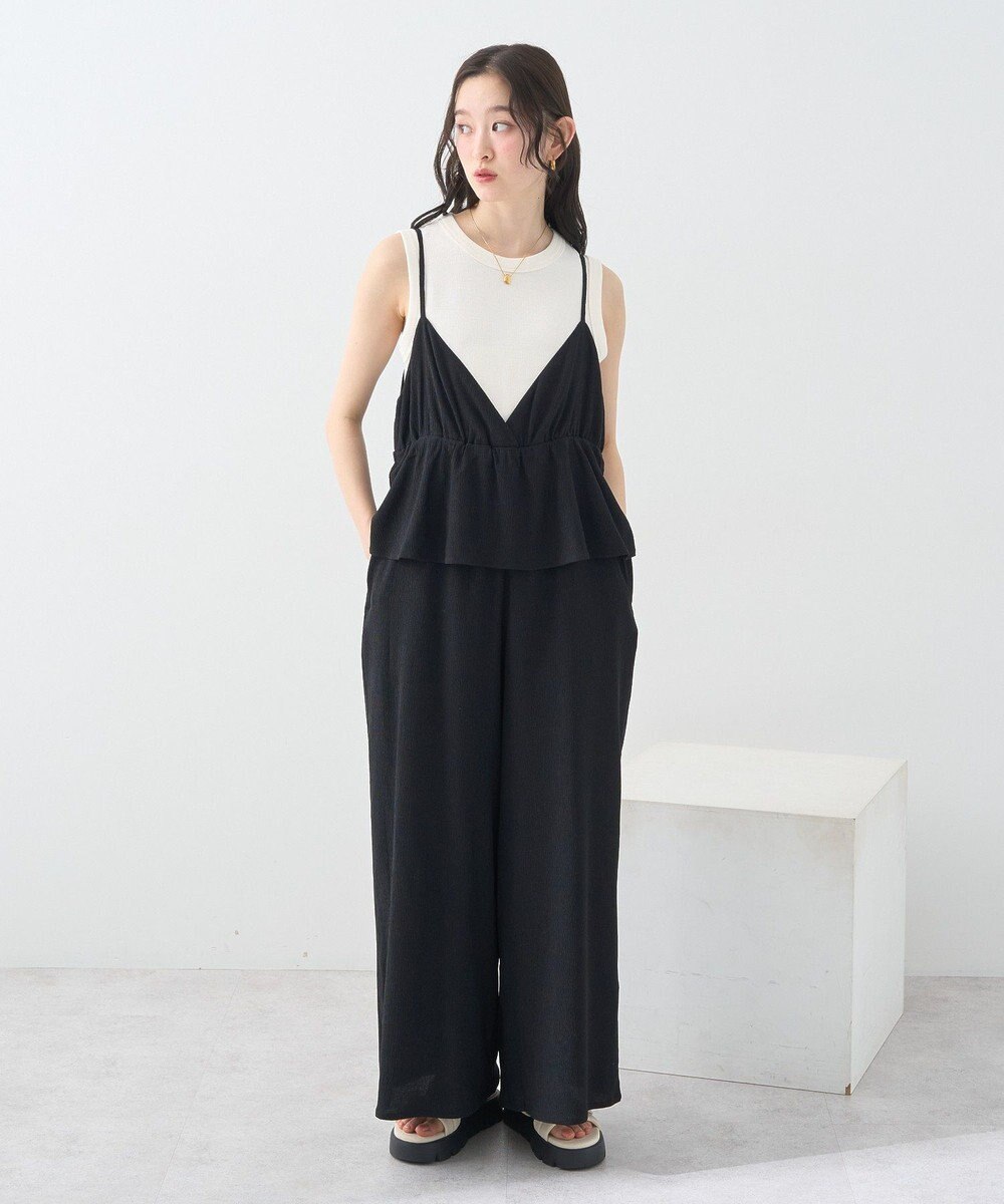 earth music&ecology ペプラムロンパース 