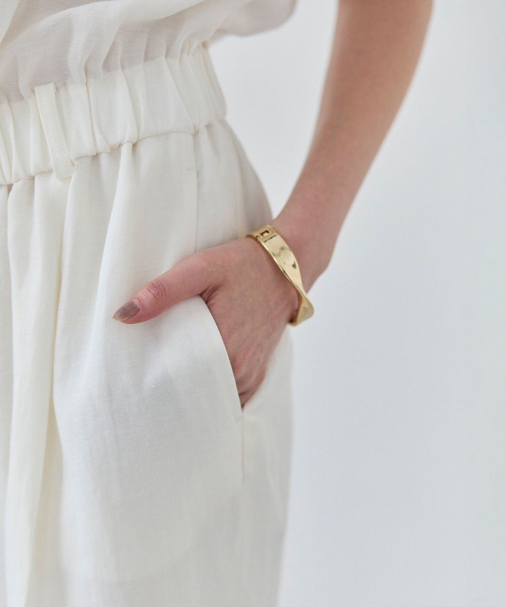 BEIGE， 【洗える】BERNARD / リネンノースリーブオールインワン 