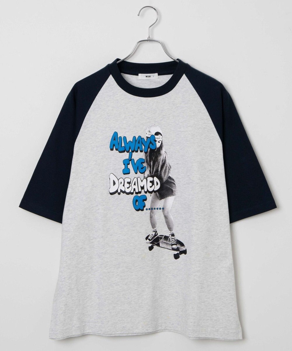 WEGO フォトグラフィックラグランBIGT（S） 