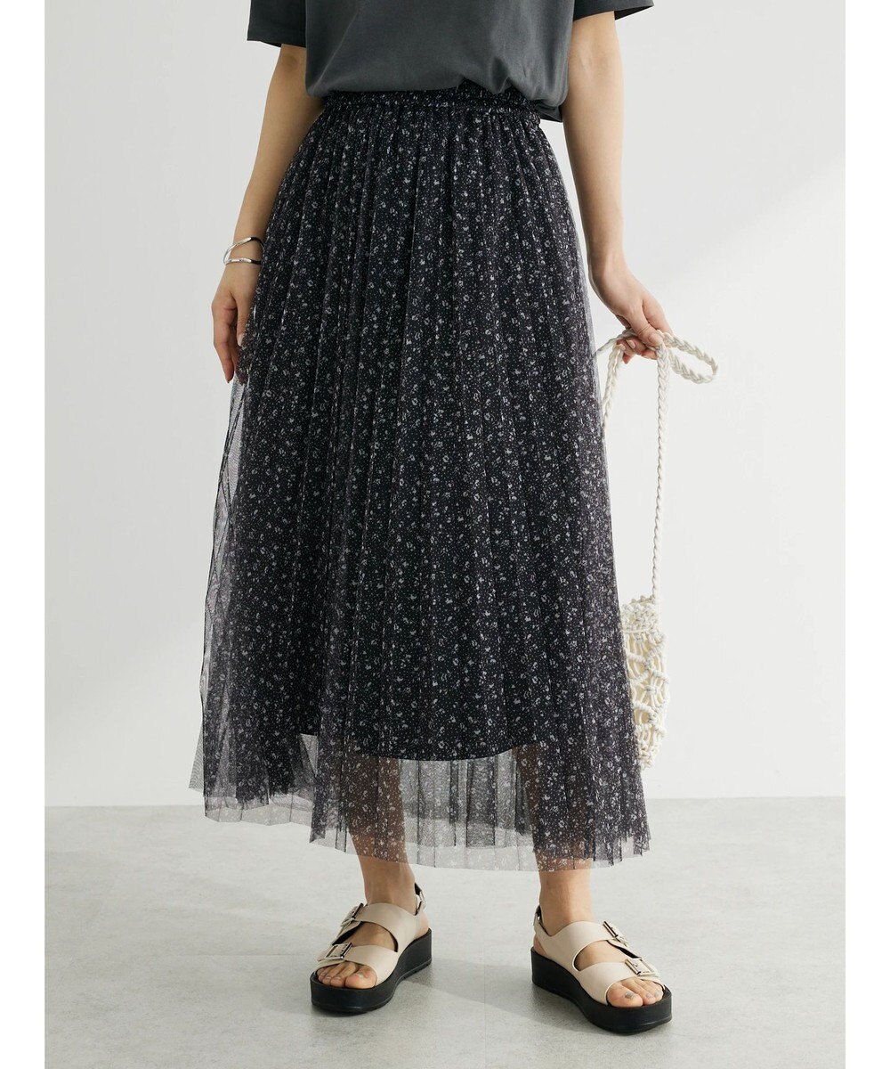 Green Parks Ｂ．チュールｐｔプリーツスカート 