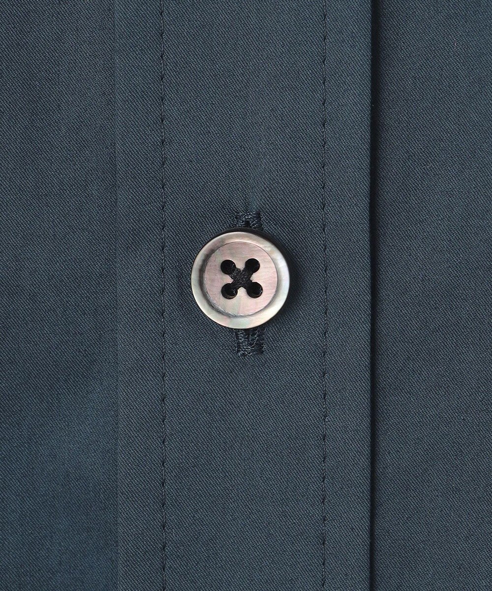 23区 【洗える】コンパクトコットンツイル シャツ ワンピース 