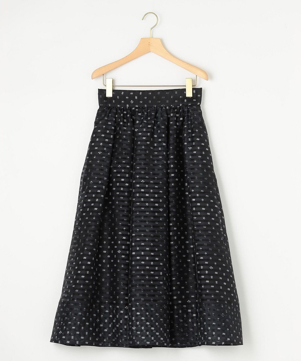 組曲 S 【セットアップ対応可】モノグラムプリントフレアスカート 