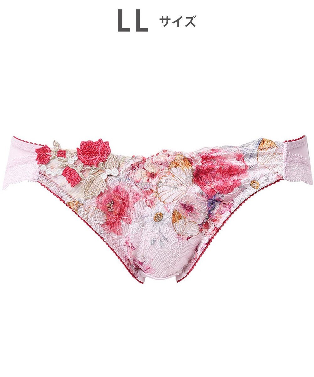 WACOAL ショーツ 【リボンブラ 脇すっきり】 BXB483とペア はきこみ丈あさめ ナイロンベア天竺素材(バック) レディース PXB183 /ワコール 