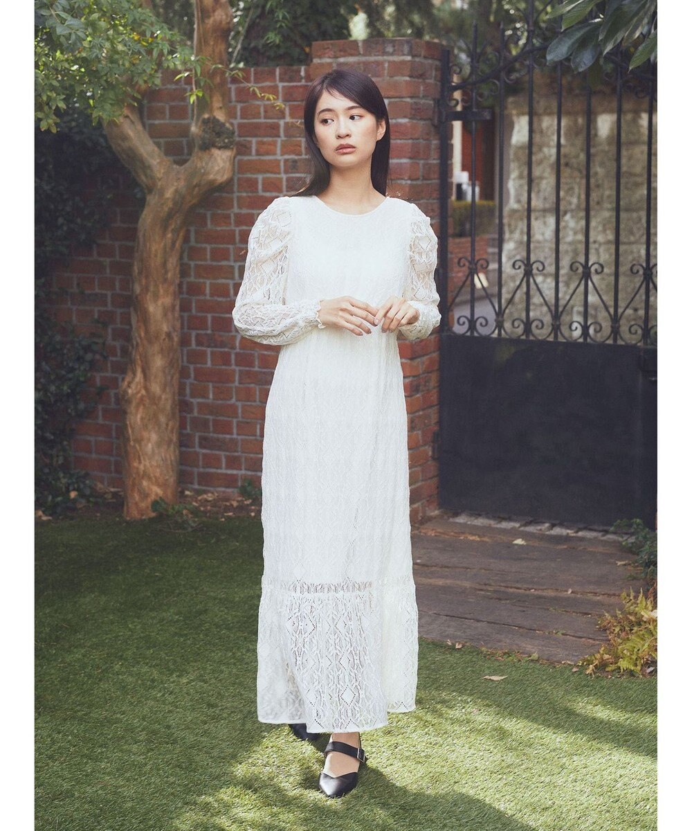 earth music&ecology 総レースワンピース 