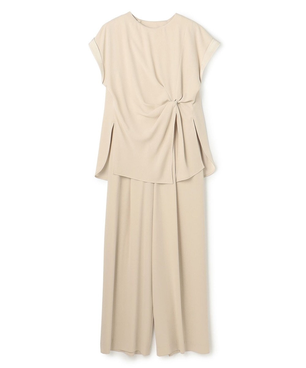 uncrave バックサテンジョーゼット オールインワン 