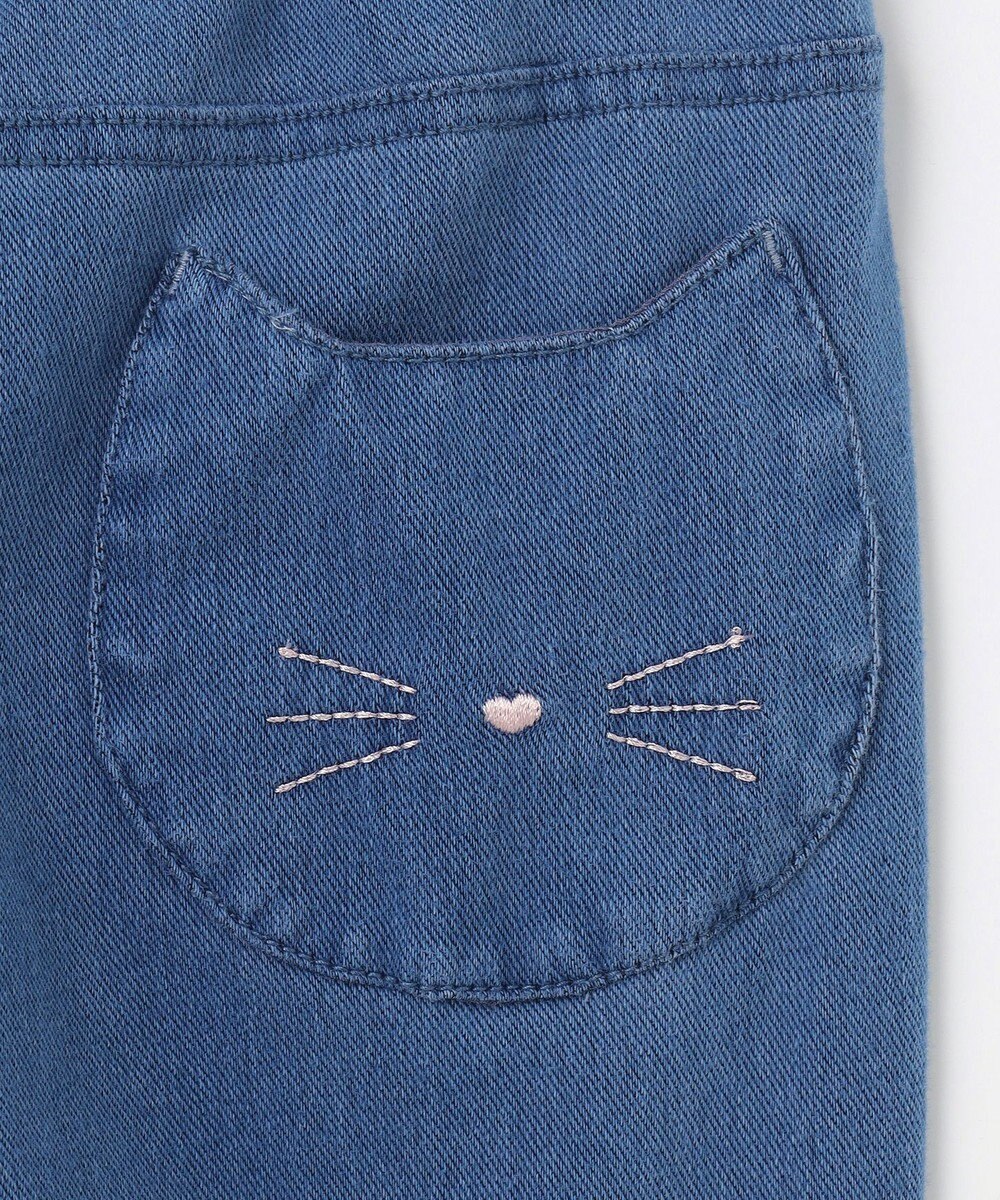 ANY KIDS カット デニム パンツ 