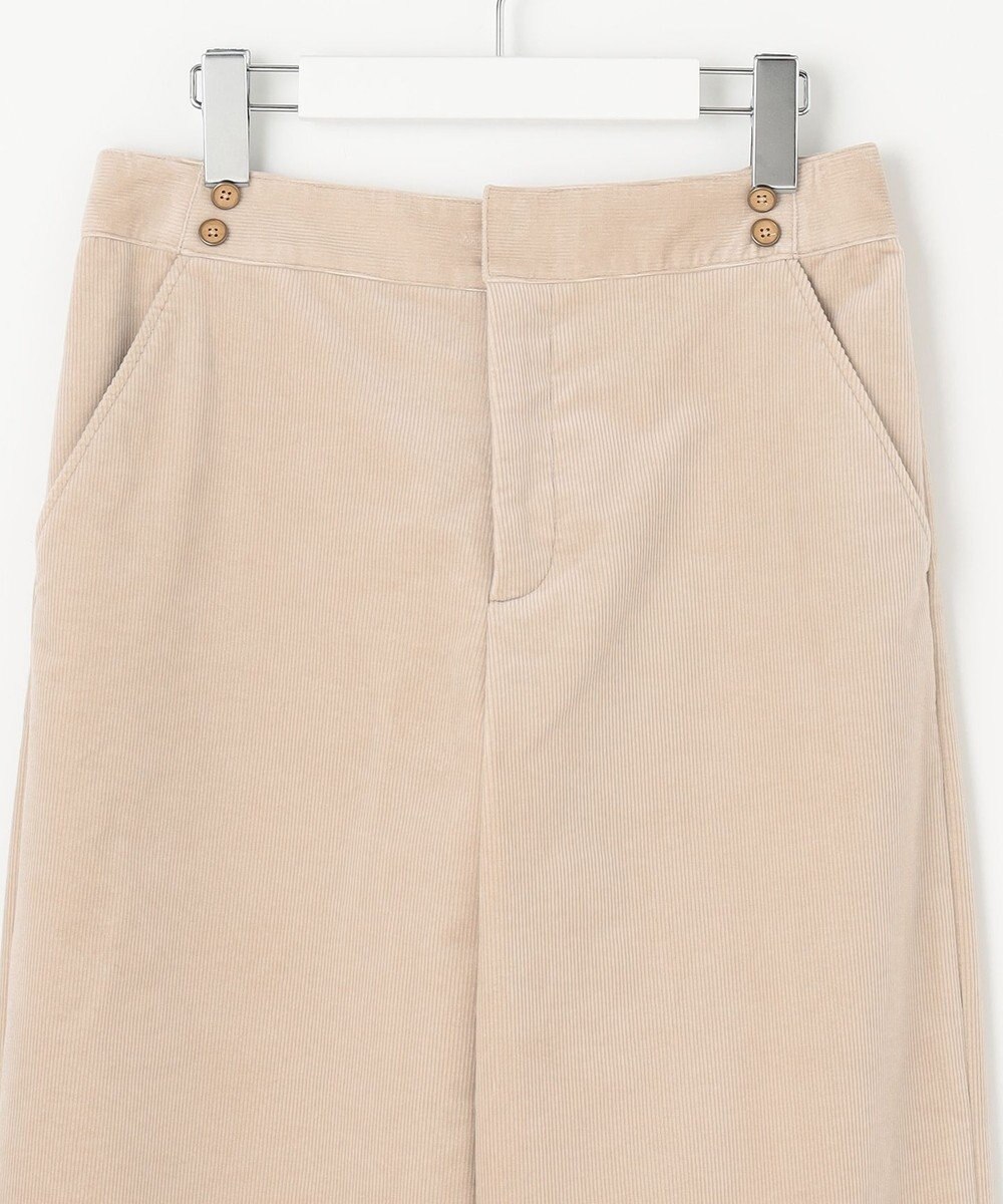 J.PRESS LADIES 【洗える】ハイブリッドAIRDUROY ワイド パンツ 