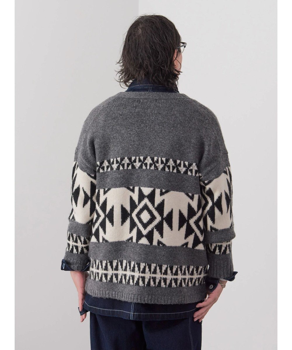 CRAFT STANDARD BOUTIQUE 【男女兼用】オルテガ柄カーディガン 