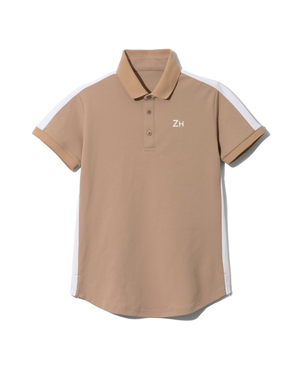 ZERO HALLIBURTON 【吸汗速乾・UVケア】 鹿の子 ラウンドヘムポロシャツ ZHG-W4A 1a 82871 ゴルフウェア 