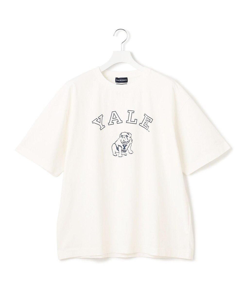 J.PRESS YORK STREET 【UNISEX】YALEブルドックプリント Tシャツ 