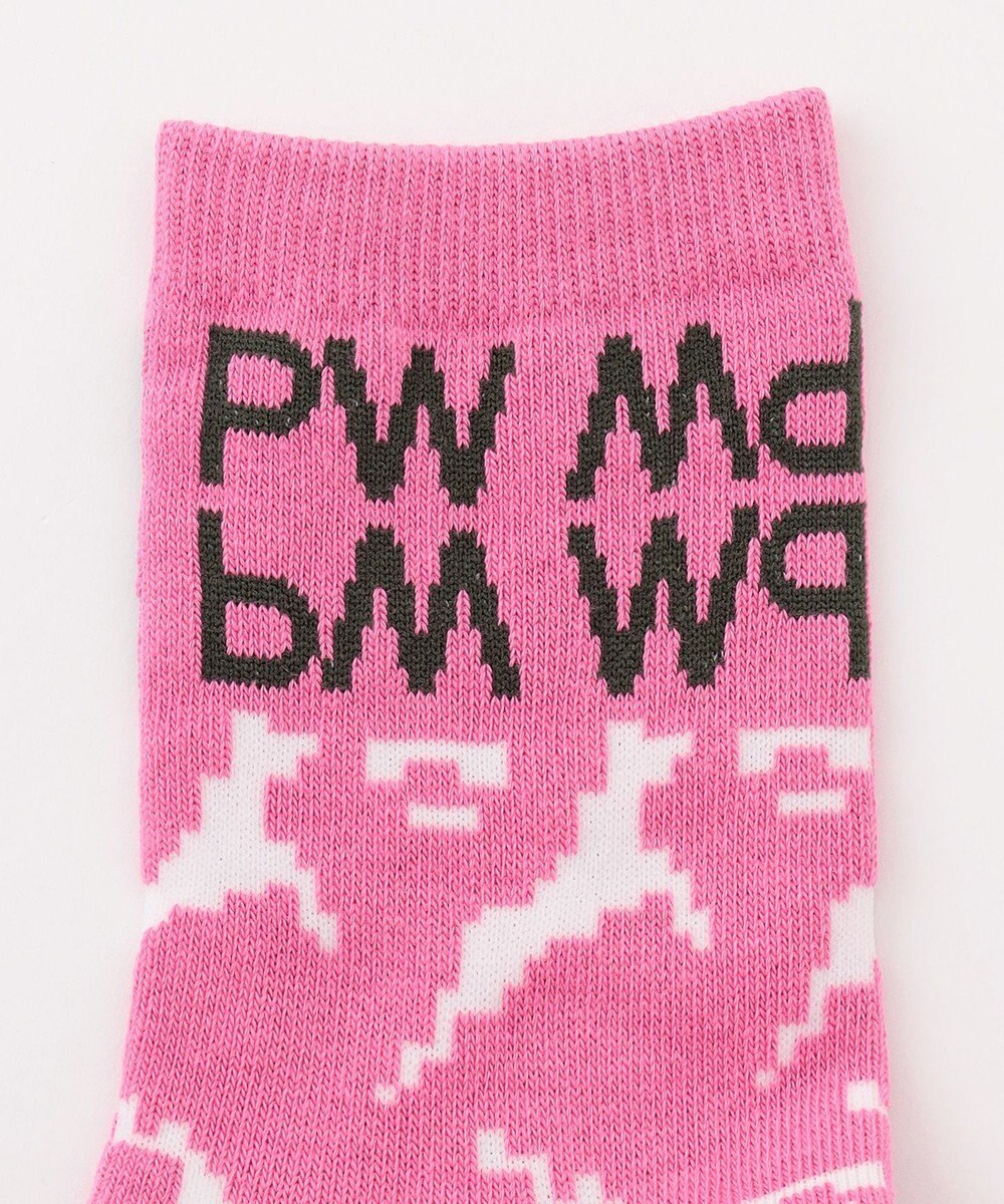 PW CIRCULUS 【WOMEN】【土踏まずをサポート】鹿×モフモフ  ミドルソックス 