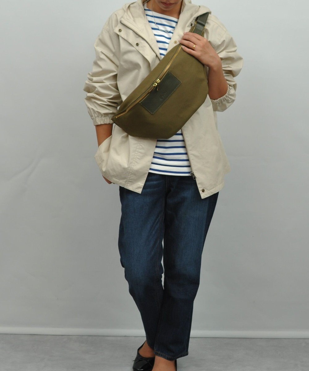 UNBILLION Otias 8号キャンバスシュリンクレザーウエストボディ 