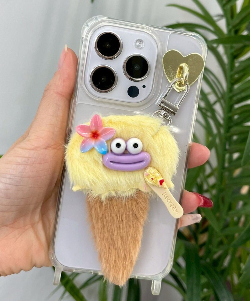 WEGO ミニデリシャスアイスクリームモンスターぬいぐるみキーホルダー 