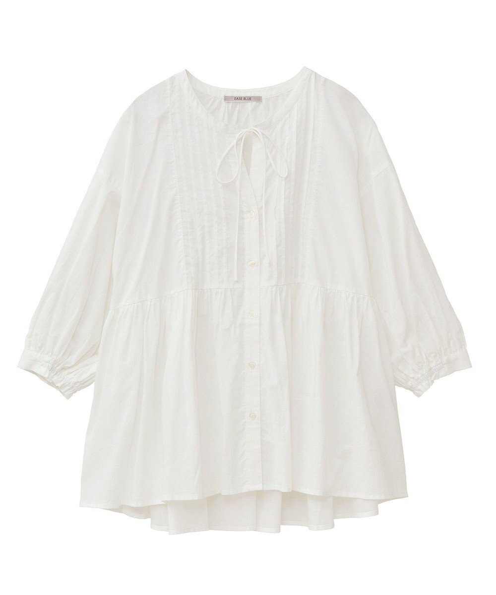 Green Parks ピンタックブラウス 