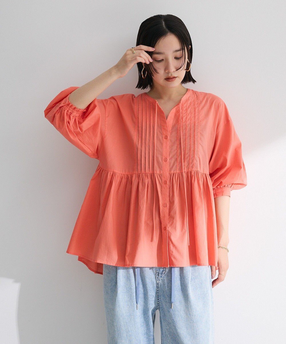 Green Parks ピンタックブラウス 