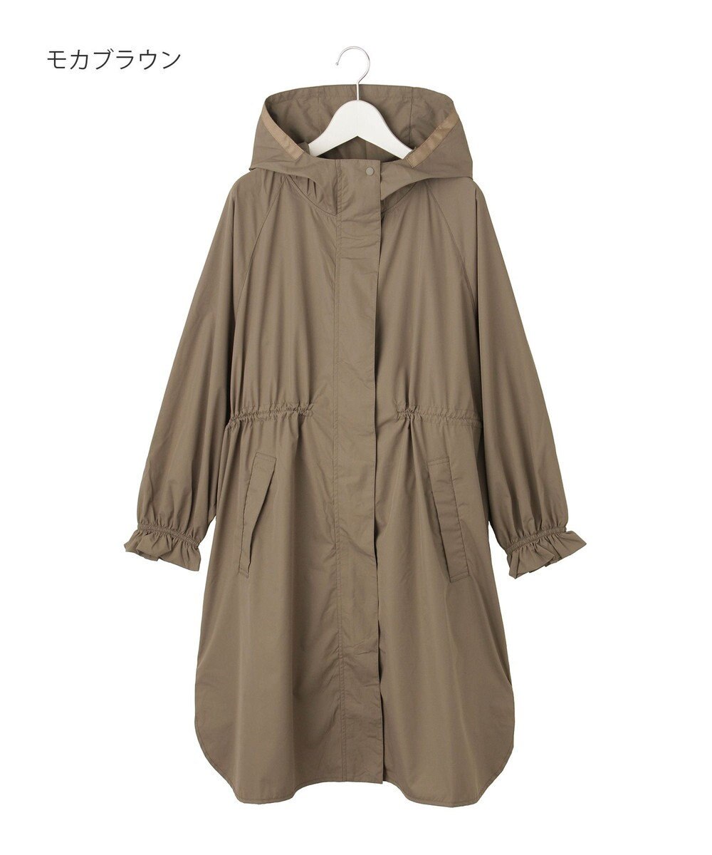 MOONBAT 【撥水】LIGNAGGIO ウエストギャザーフードコート 