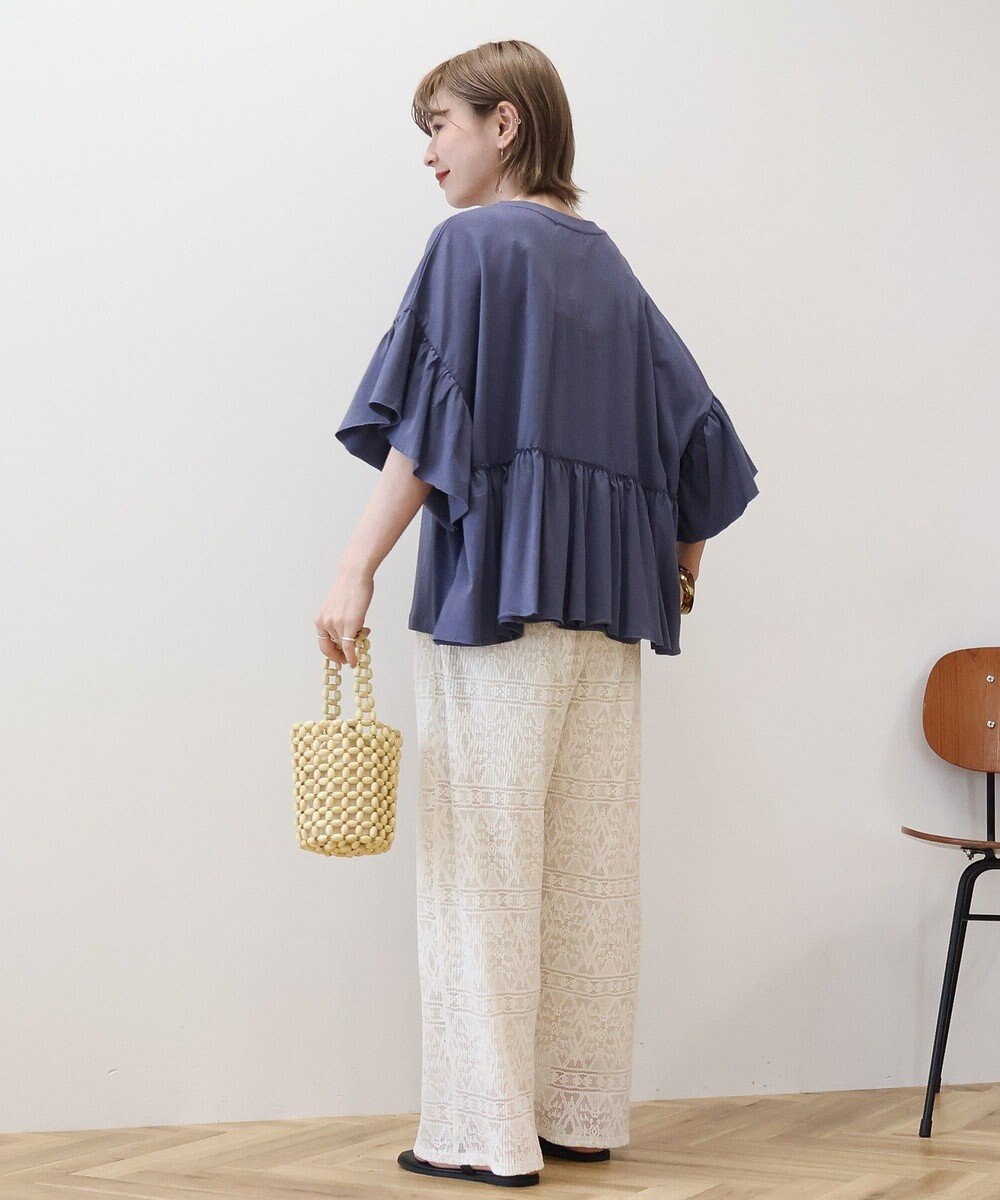 AMERICAN HOLIC バックフリル半袖プルオーバー 