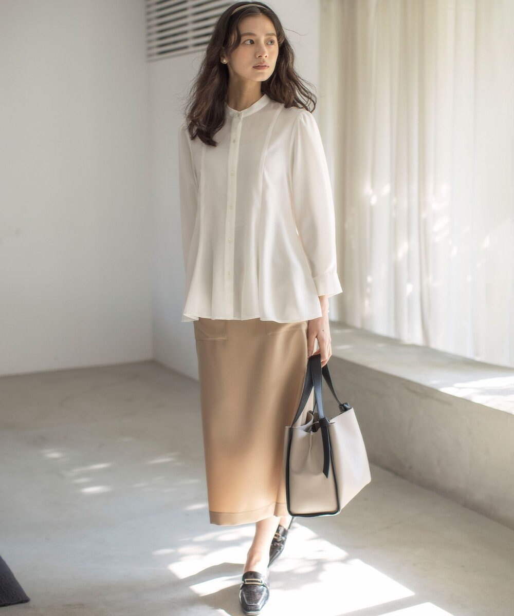 組曲 【WEB限定】オシャクロスタイト スカート 