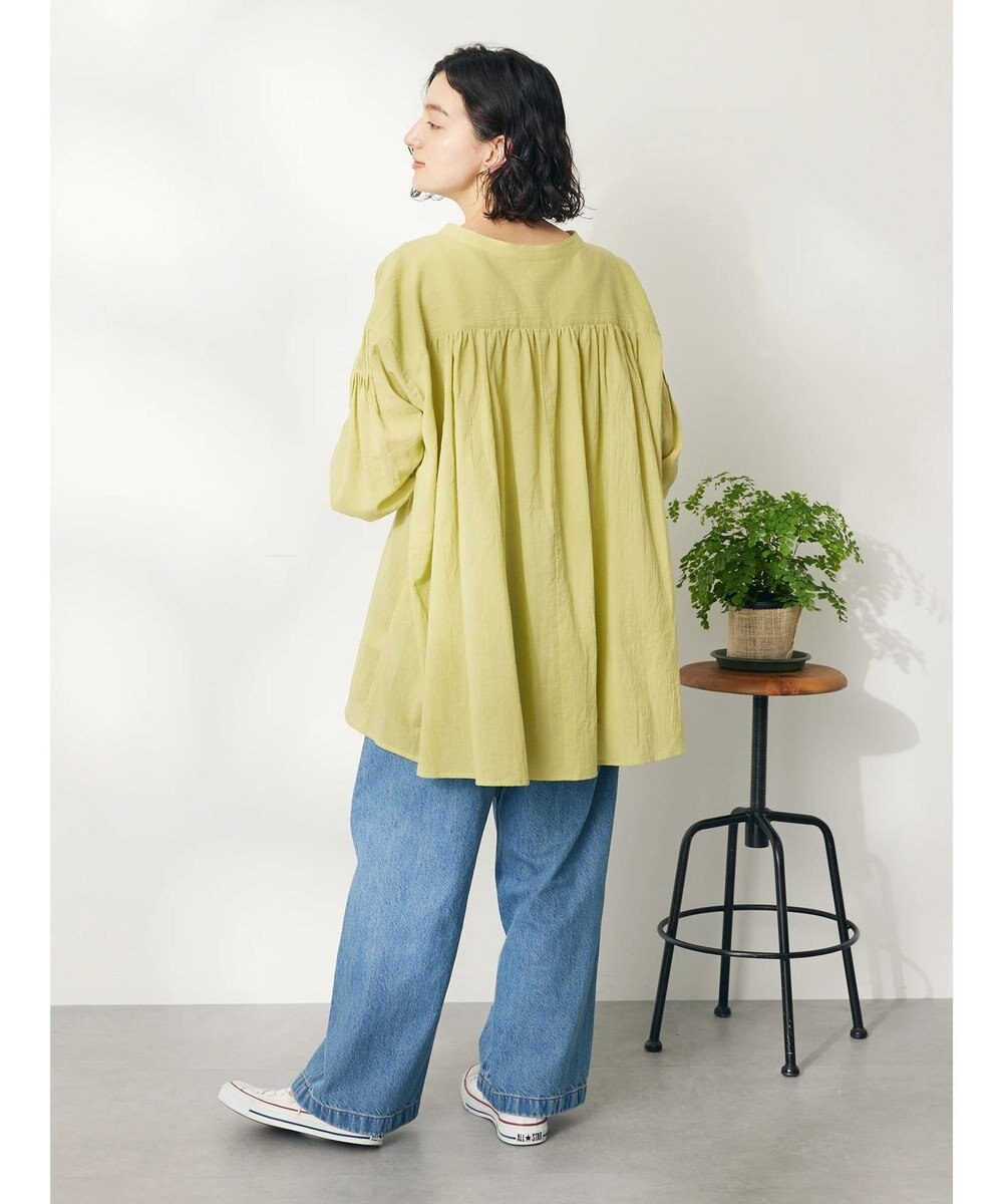 CRAFT STANDARD BOUTIQUE ジョーゼットスキッパーシャツ 