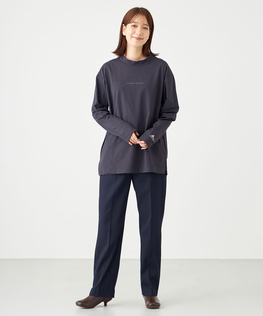 SHARE PARK LADIES 【UVカット・吸水速乾・ストレッチ・軽量 】モックネックＴシャツ 