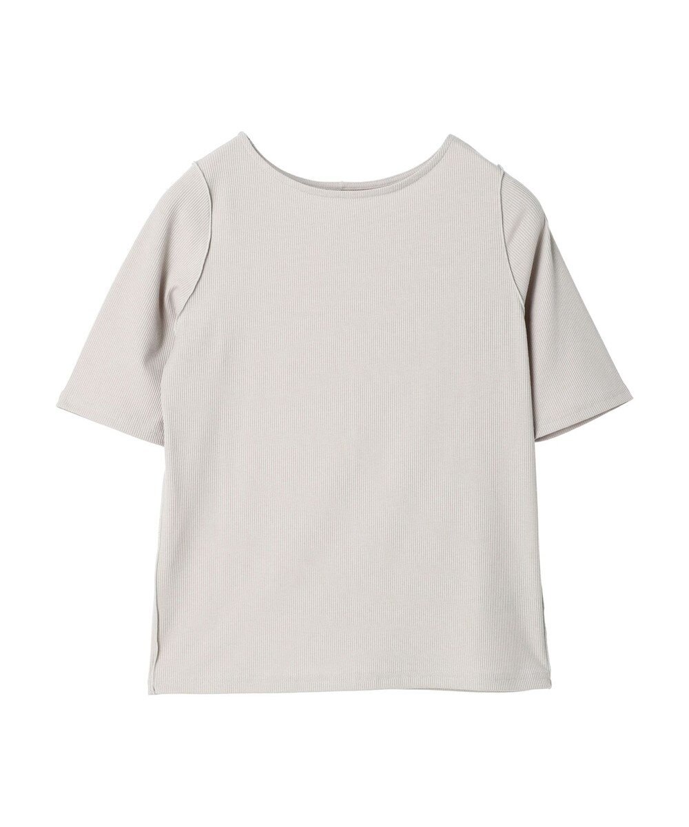 Green Parks ５分袖カットリブプルオーバー 