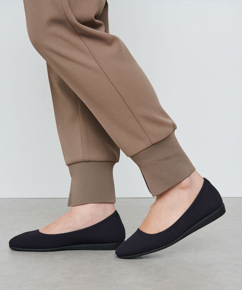 steppi “撥水＆洗えるニットシューズ” バレエ パンプス 