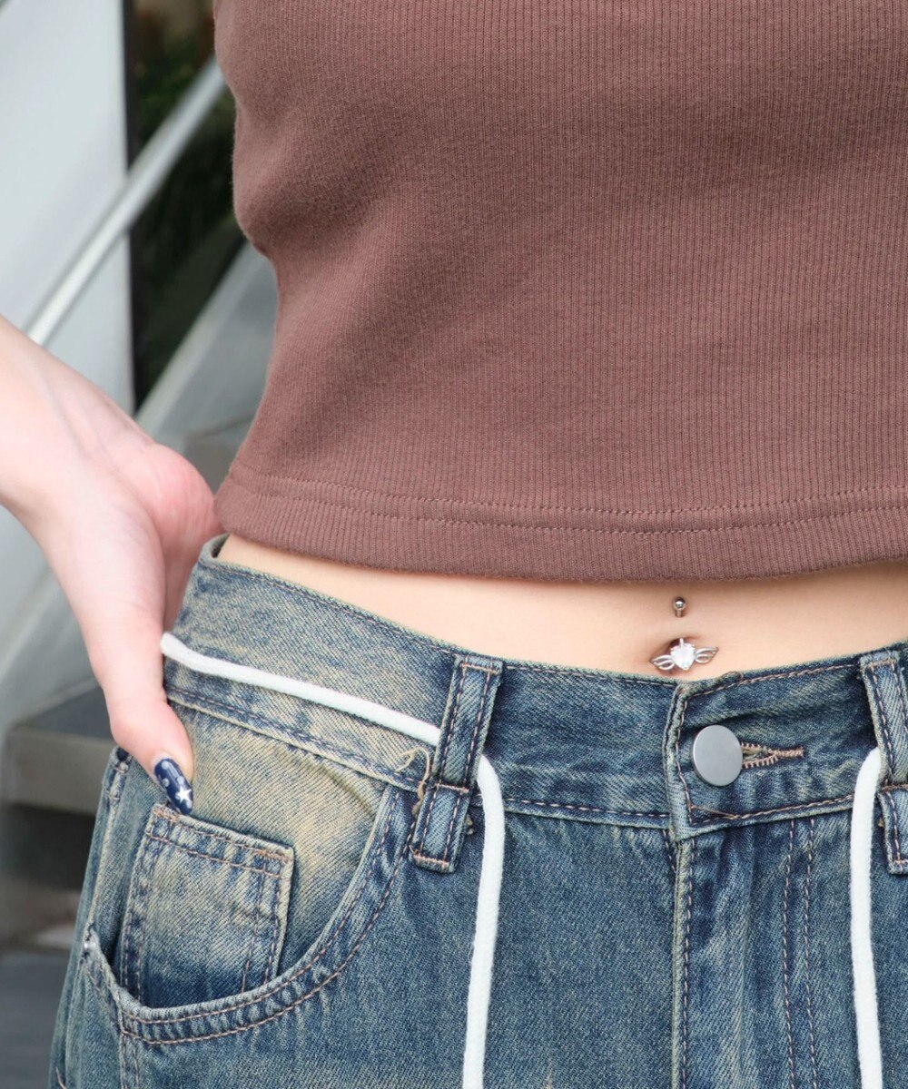 WEGO スタッズグラフィックタンク 