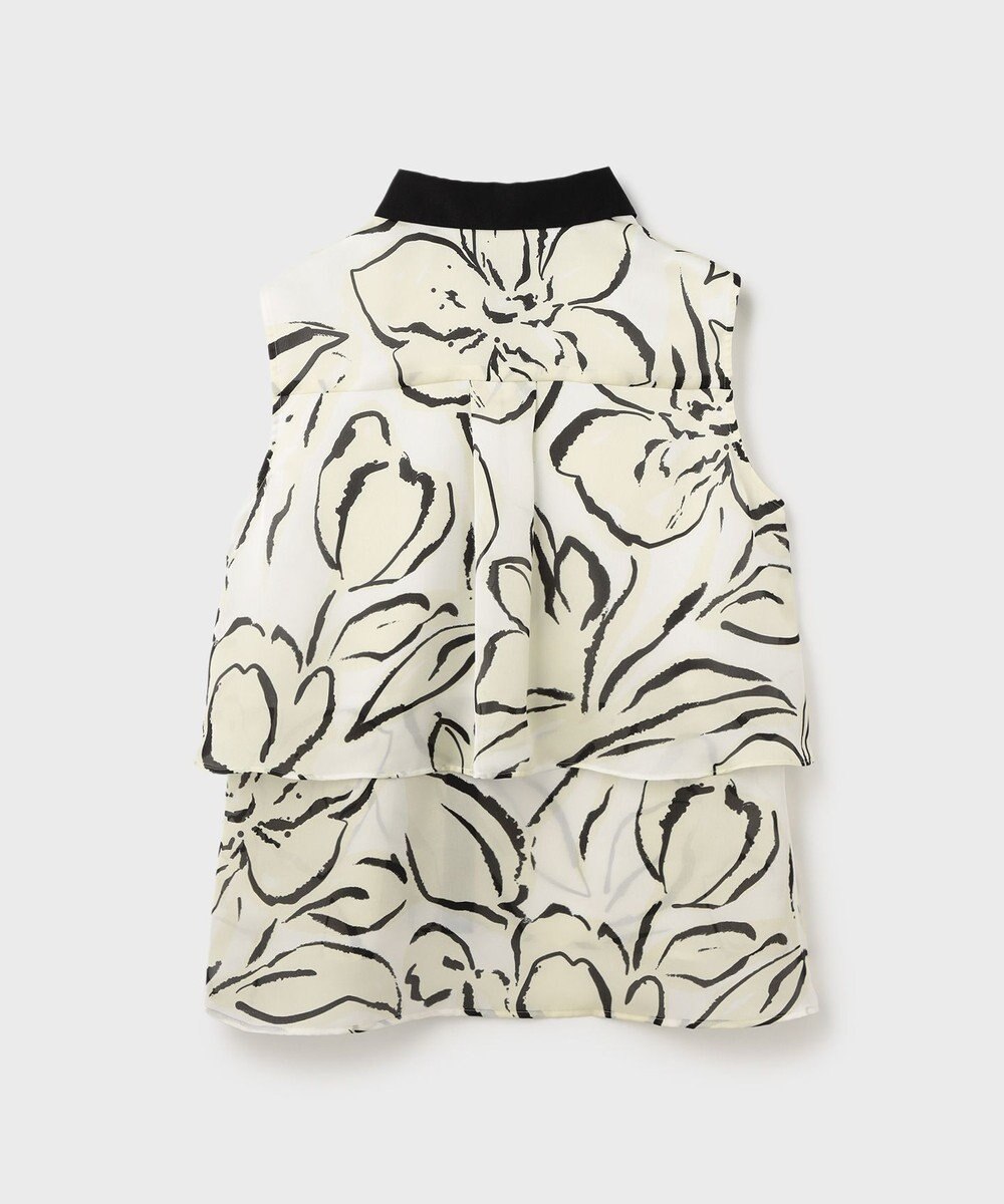 GRACE CONTINENTAL プリントレイヤードノースリーブ 