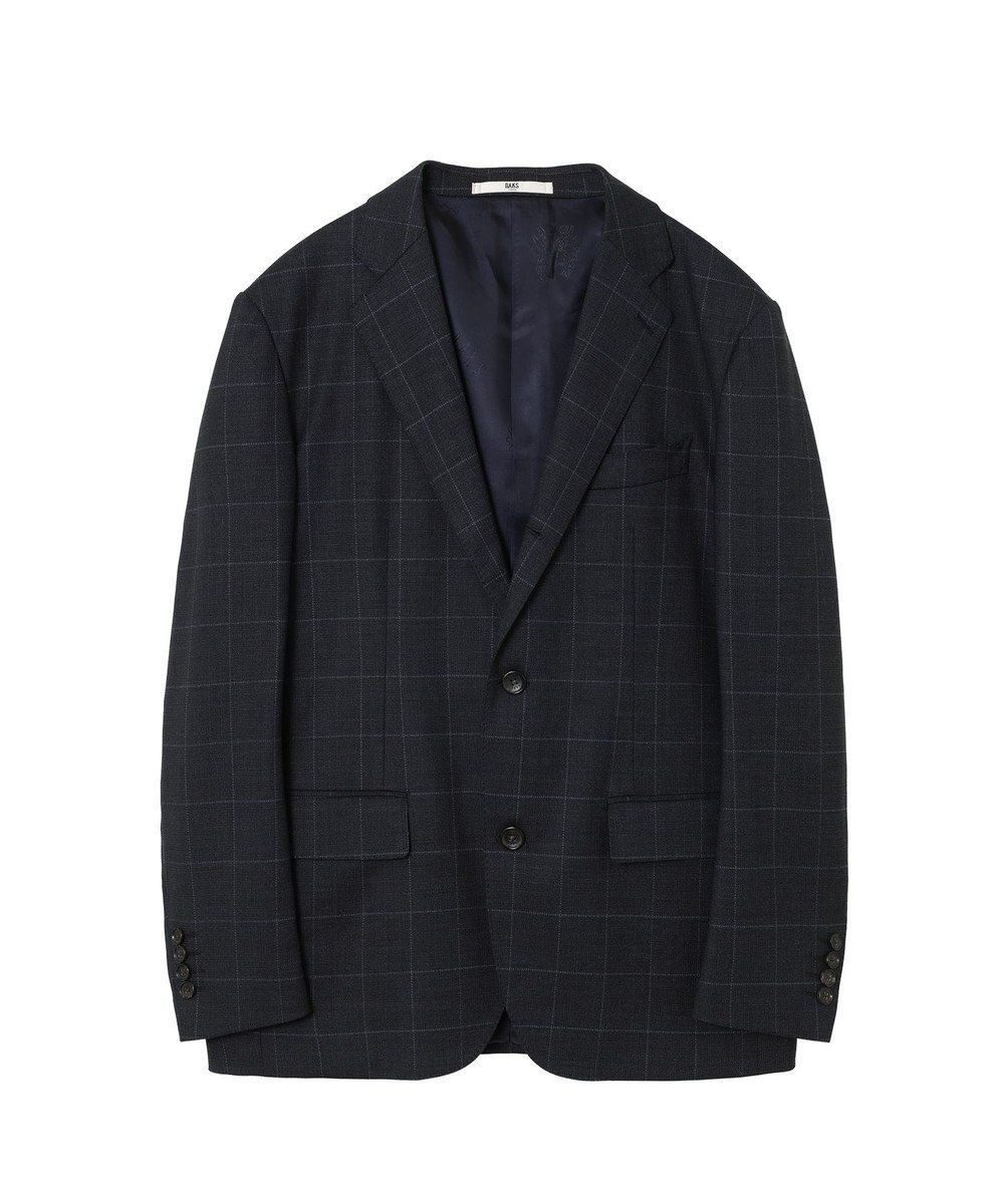 DAKS ウールチェックジャケット 