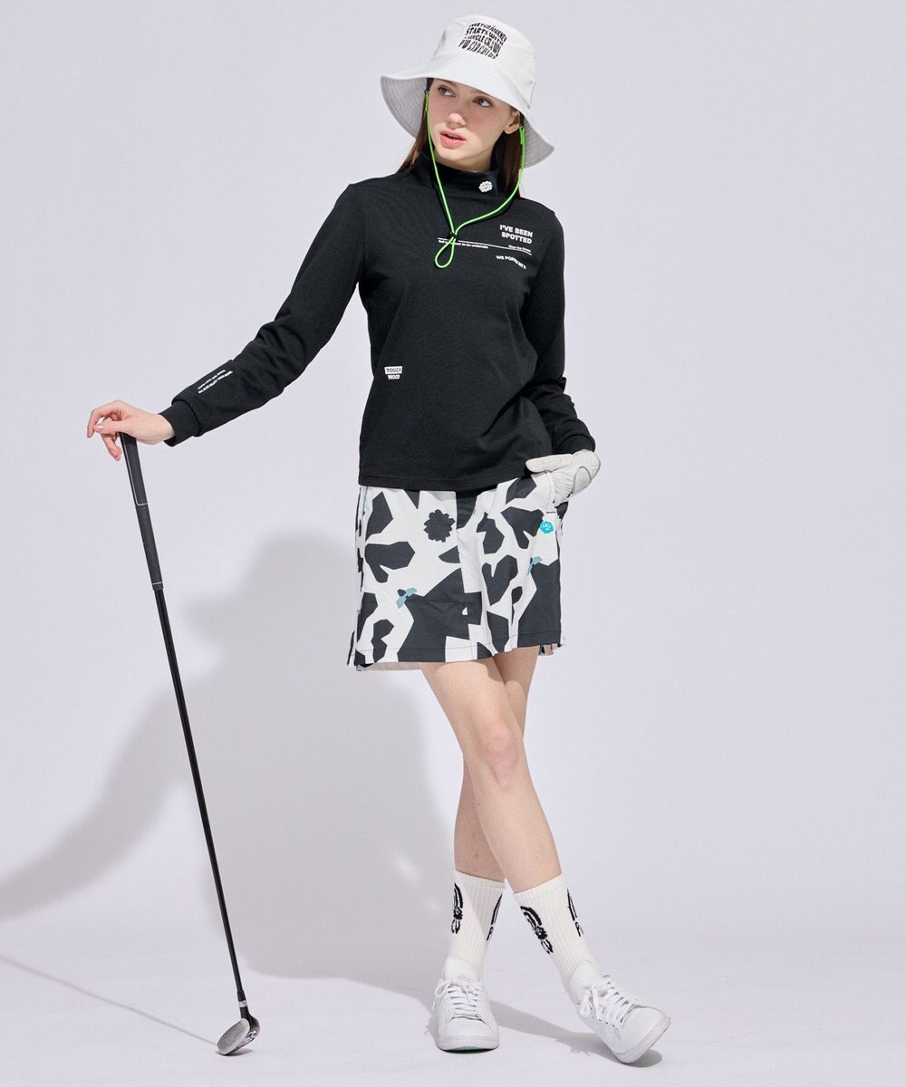 PW CIRCULUS 【虫よけ加工】【WOMEN】P-MOF ソックス ミドル丈 ゴルフウェア レディース 