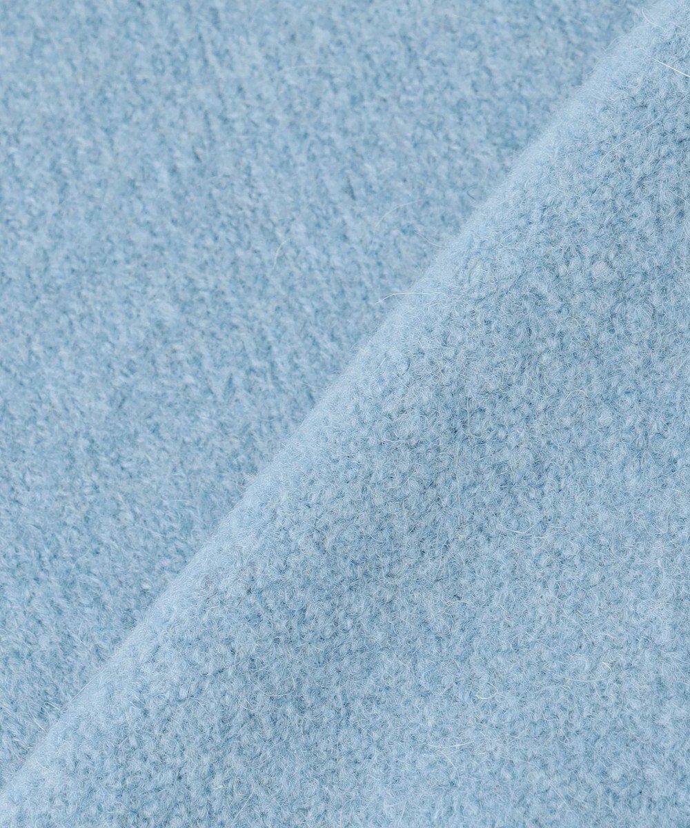 UNFILO 【前後着用 可能】ふわふわニット 2WAY パールボタンカーディガン 