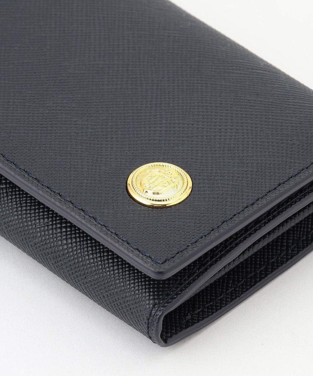 J.PRESS MEN 【MORPHO×J.PRESS】エンブレムボタン 名刺入れ(ササマチＷ) 