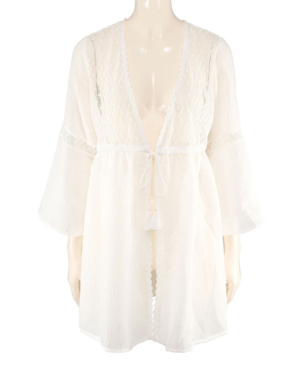 San-ai Resort（三愛水着楽園） レース羽織り　F　【San-ai Resort（サンアイリゾート）】 