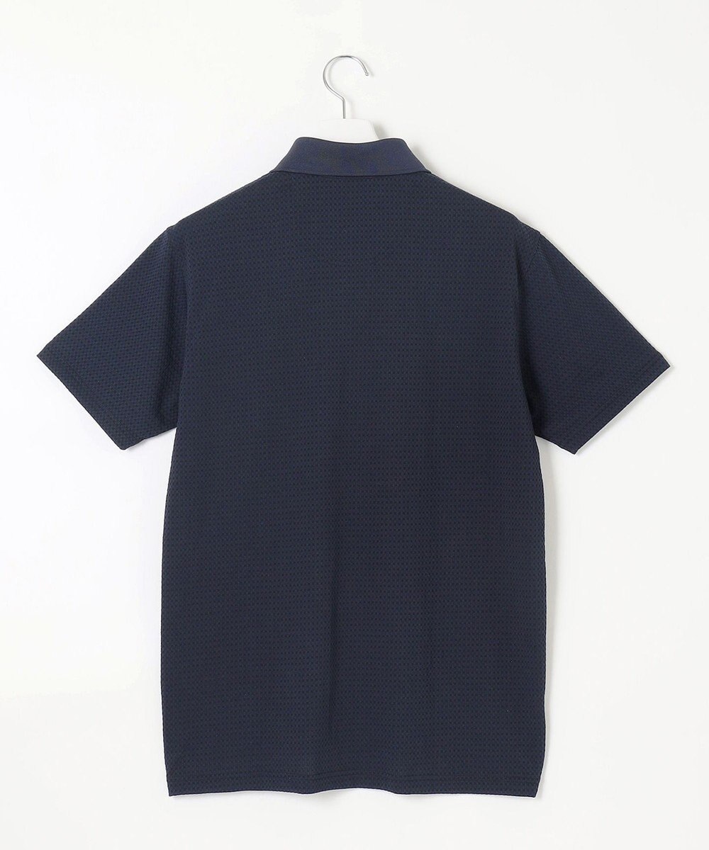 23区GOLF 【MEN/キングサイズ】ポリエステルサッカー 半袖ポロシャツ 