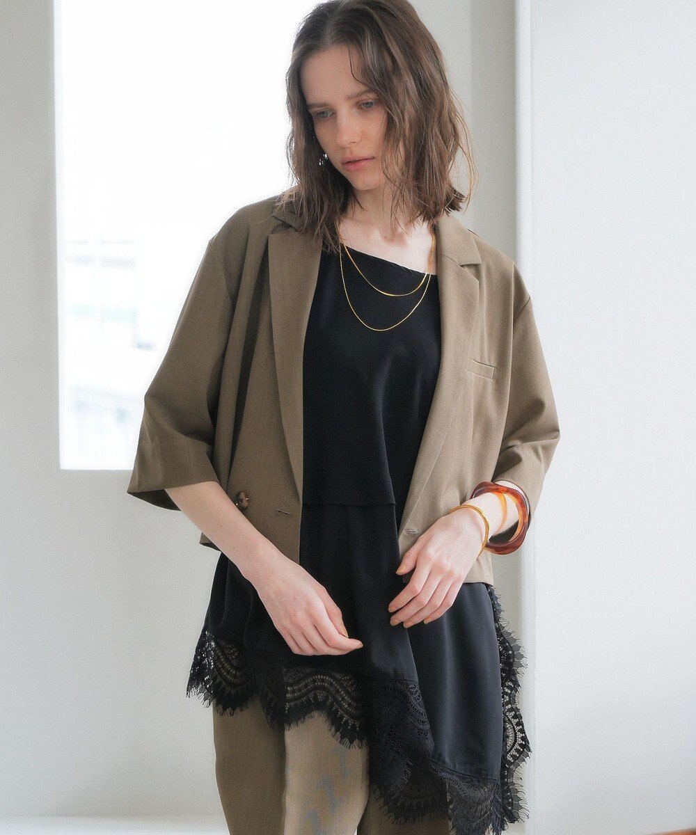 YECCA VECCA ステンレス2連チェーンネックレス 