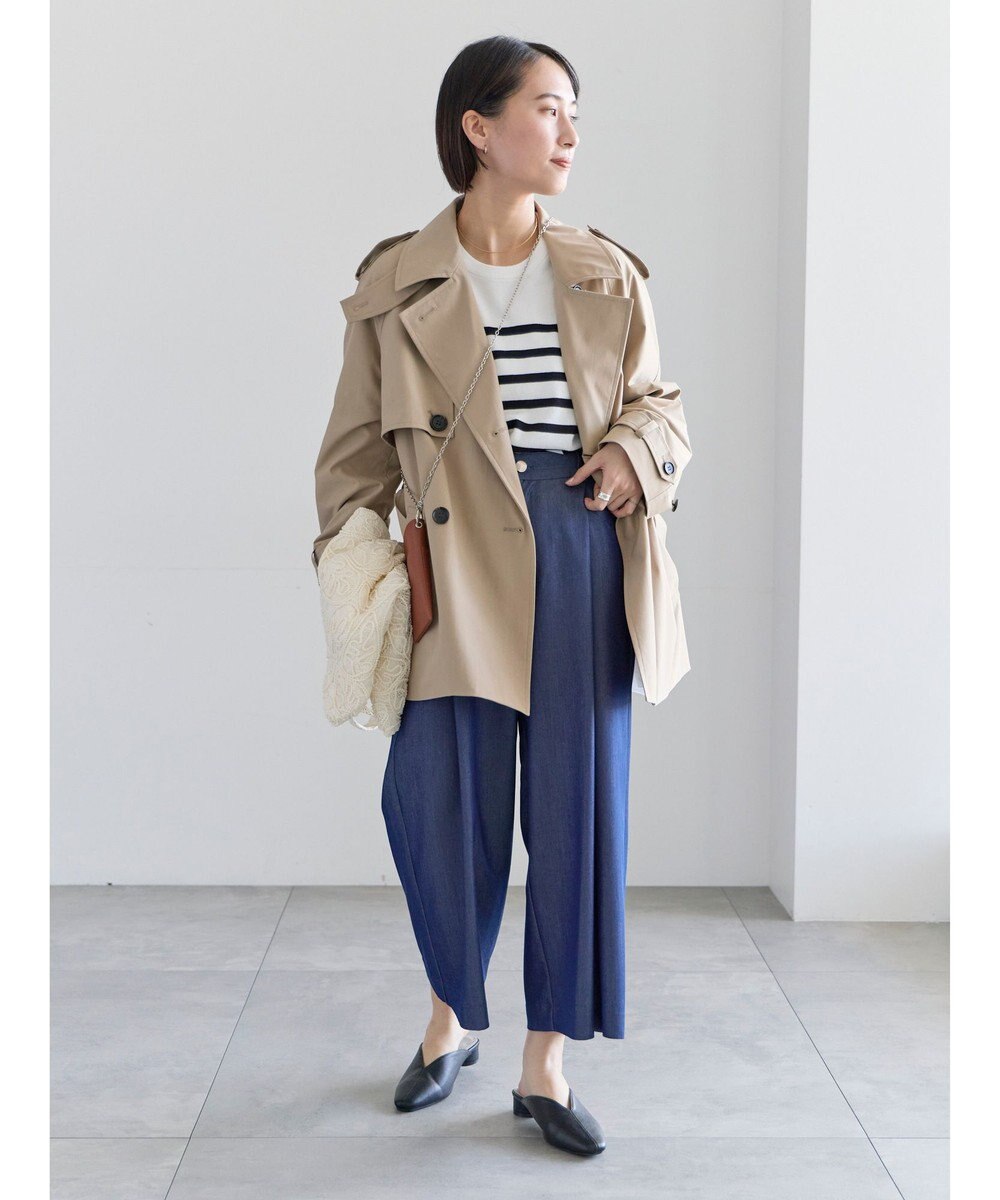 Te chichi ボーダーボックスシルエットプルオーバー 