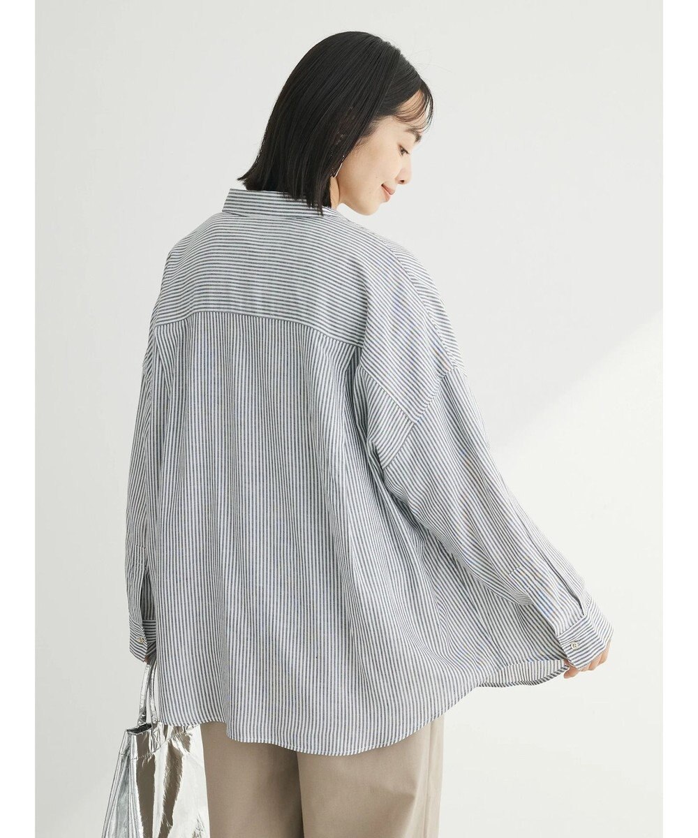 Green Parks リネンレーヨン２ｗａｙシャツ 