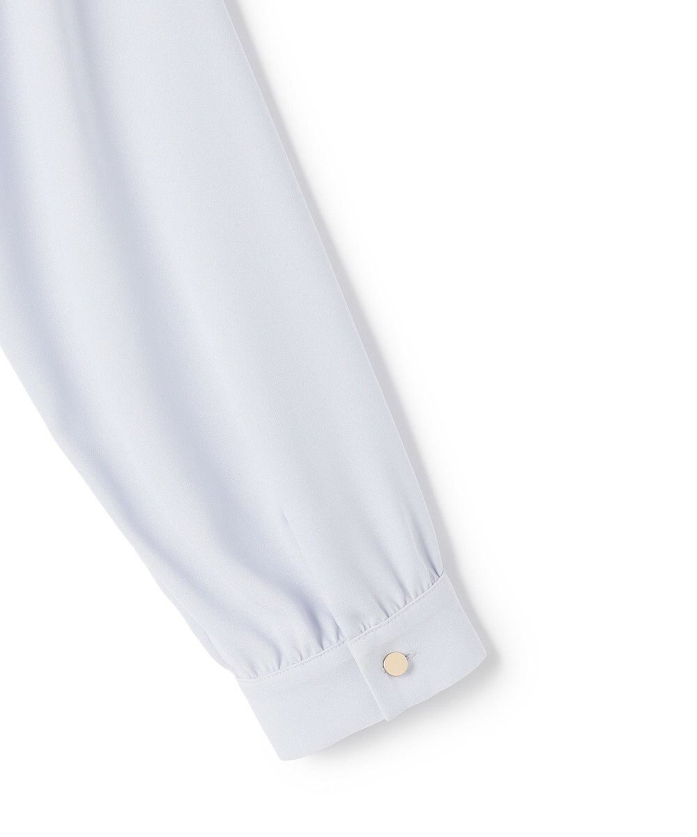 23区 【先行予約】バックサテンアムンゼン フロントタックブラウス 