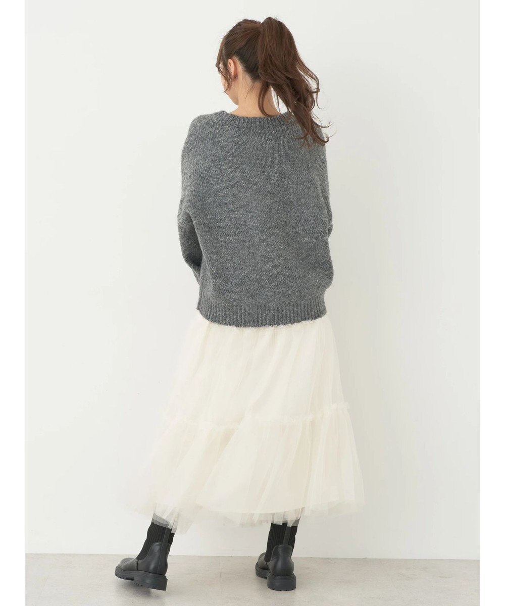 earth music&ecology ファンシーヤーンメランジプルオーバー 