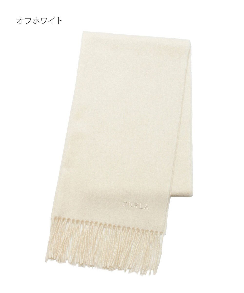 MOONBAT 【洗えるカシミヤ】FURLA カシミヤ100％ 無地ビッグマフラー／幅50cm 